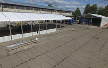 Warehouse with PVC roof