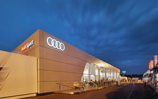 luxusní montovaná hala na klíč Audi